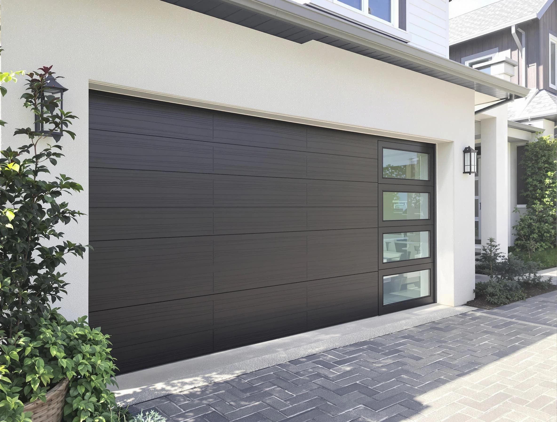 Custom garage door installation by Mountain Park Garage Door Repair in Mountain Park