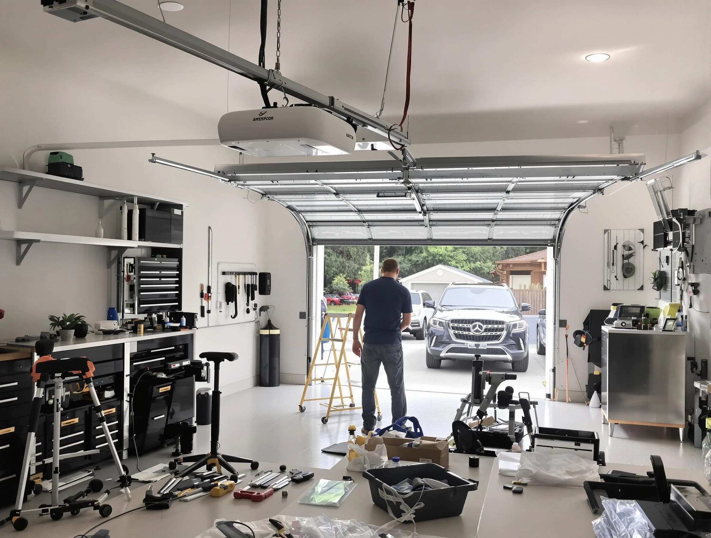 Garage door opener installation by Mountain Park Garage Door Repair in Mountain Park
