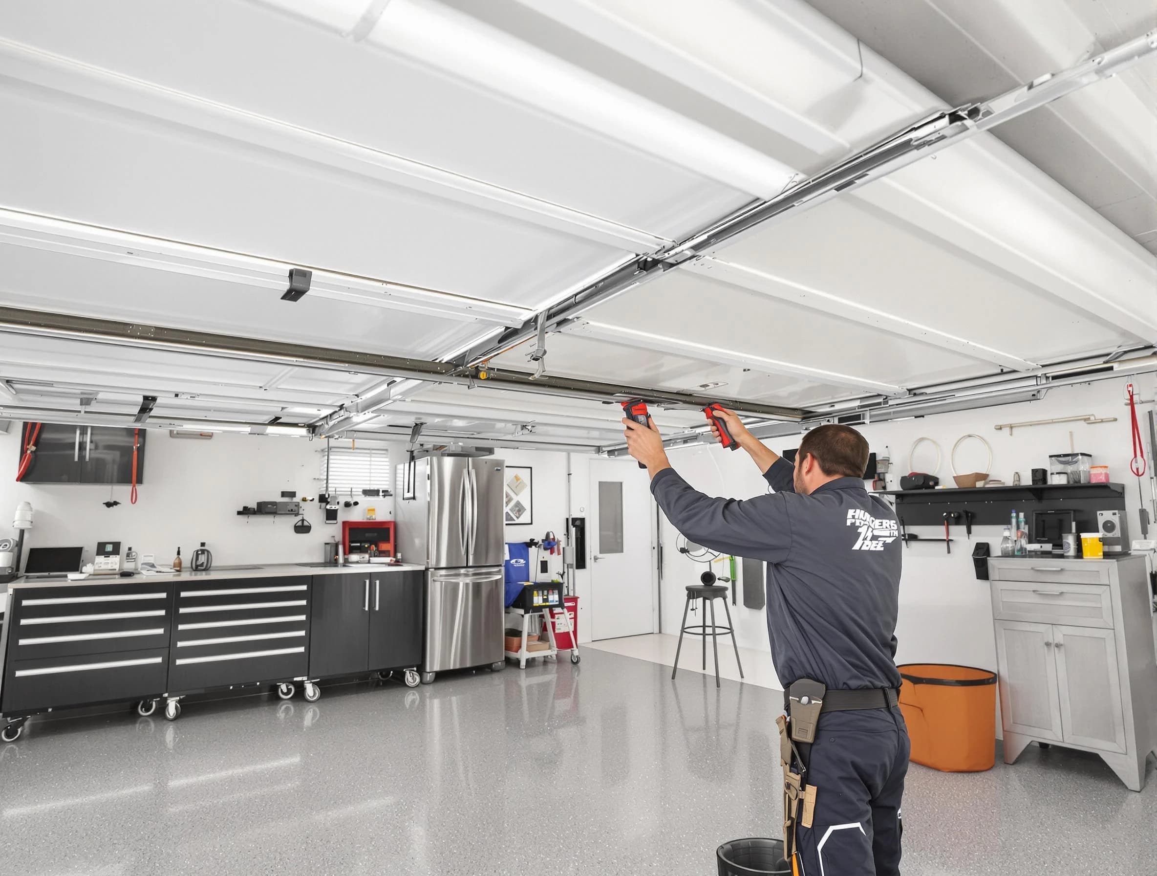 Overhead garage door repair service by Mountain Park Garage Door Repair in Mountain Park