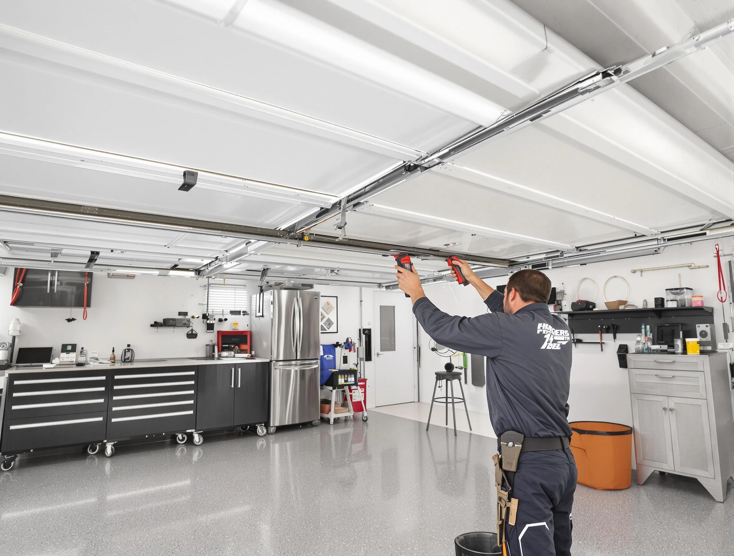 Overhead garage door repair service by Mountain Park Garage Door Repair in Mountain Park
